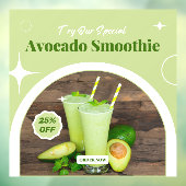 アボカカスタマイズドスムージーショップのプロモーション%オフ ウィンドウサイン (シート3)