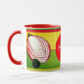 アボカカラフルドオニオンとトマトとマグカップ マグカップ (左)