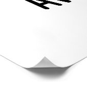 アボカゴッホアボカおもしろいドアーティストプン ポスター (角)