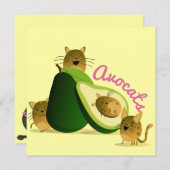 アボカッツホリデーカード シーズンカード (正面/裏面)