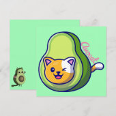 アボカットホリデーカード シーズンカード (正面/裏面)