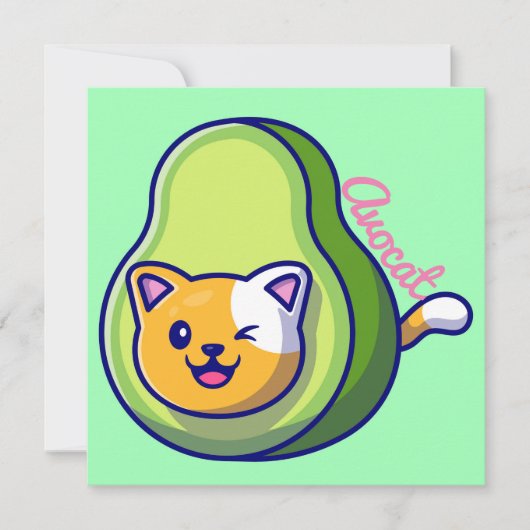 アボカットホリデーカード シーズンカード (正面)