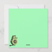 アボカットホリデーカード シーズンカード (裏面)