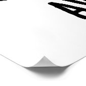 アボカトーズおもしろいアボカドパン ポスター (角)