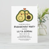 アボカドおもしろいカップル漫画婚約 招待状 (スタンド正面)