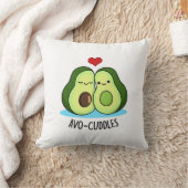 アボカドおもしろいカップルPUN クッション (ブランケット)