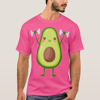 アボカドおもしろいジム Tシャツ