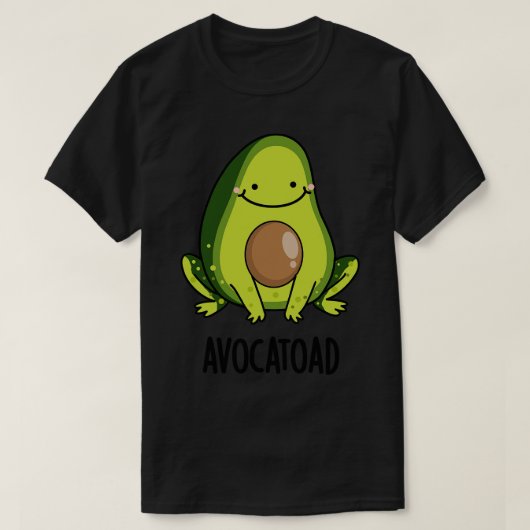 アボカドおもしろいトードプン1 Tシャツ (デザイン正面)