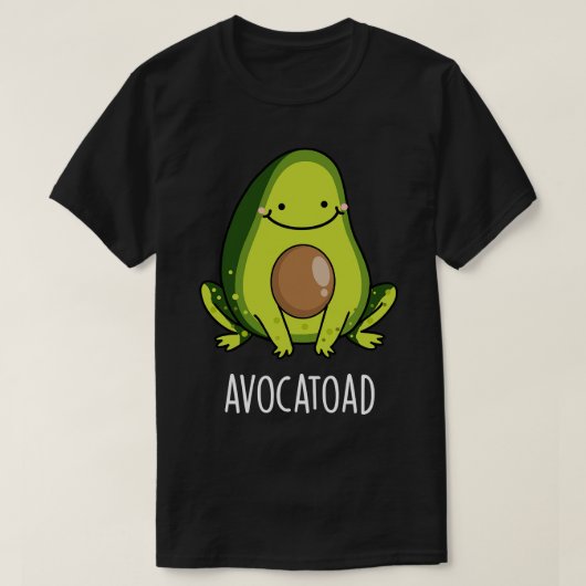 アボカドおもしろいトードプン Tシャツ (デザイン正面)