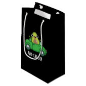 アボカドおもしろいパンダークBG スモールペーパーバッグ (正面アングル)