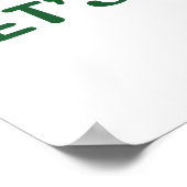 アボカドおもしろいパン ポスター (角)