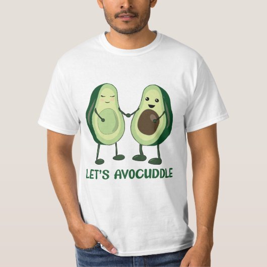 アボカドおもしろいパン Tシャツ (正面)