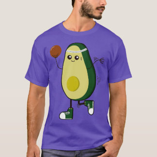 アボカドおもしろいボーリングスポーツフルーツスーパーフードビーガン Tシャツ