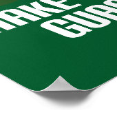 アボカドおもしろいメイクグアカモールジョーク ポスター (角)