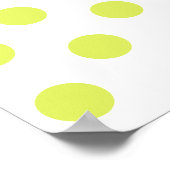 アボカドおもしろい音楽ヘッドフォン ポスター (角)