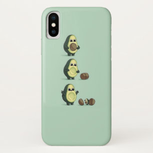アボカドおよびアボカドの子供 iPhone X ケース