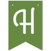 アボカドかわいいハッピーバースデーバンティングバナー バンティングフラッグ (第2の旗)