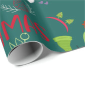 アボカドかわいいメリークリスマス ラッピングペーパー (ロールコーナー)