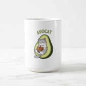 アボカドかわいさ コーヒーマグカップ (中央)