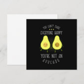 アボカドがみんなを幸せにしてくれる 招待状 (正面/裏面)