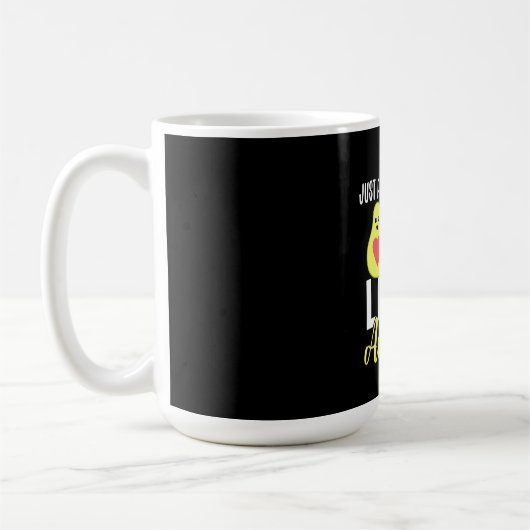 アボカドが大好きな女の子 コーヒーマグカップ (左)