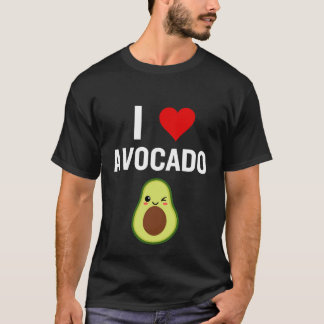 アボカドが好きな人向けのTシャツ 面白いアボカドラバーハumor Tシャツ