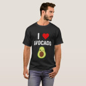 アボカドが好きな人向けのTシャツ 面白いアボカドラバーハumor Tシャツ (正面フル)