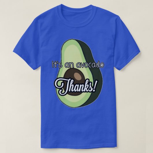 アボカドつる植物シール Tシャツ (デザイン正面)