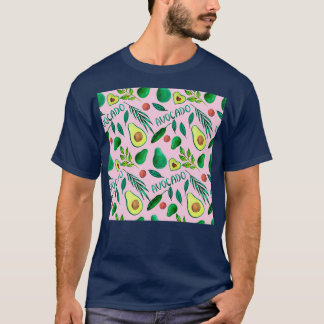 アボカドとのシームレスな水葉色 Tシャツ