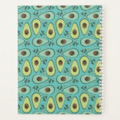 アボカドとキラントロサラダパターン プランナー手帳 (裏面)