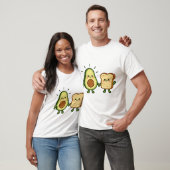 アボカドとトーストの友達 Tシャツ (ユニセックス)