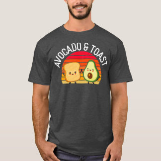 アボカドとトースト Tシャツ