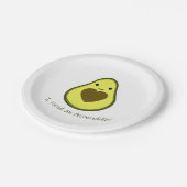 アボカドにはかわいいかわいいが必要 ペーパープレート (アングル)