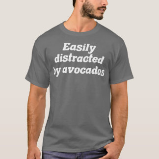 アボカドに容易に気を取られる Tシャツ