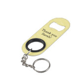 アボカドのおもしろいな元気づける逆立ち緑ピット キーホルダー栓抜き (裏面アングル)