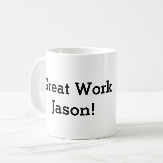 アボカドのおもしろいな元気づける逆立ち緑ピット コーヒーマグカップ (正面左)