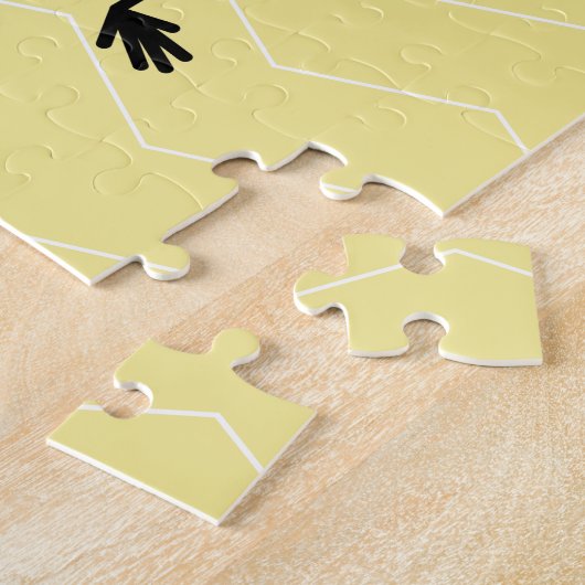 アボカドのおもしろいな元気づける逆立ち緑ピット ジグソーパズル (側面)