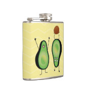 アボカドのおもしろいな元気づける逆立ち緑ピット フラスク (右)