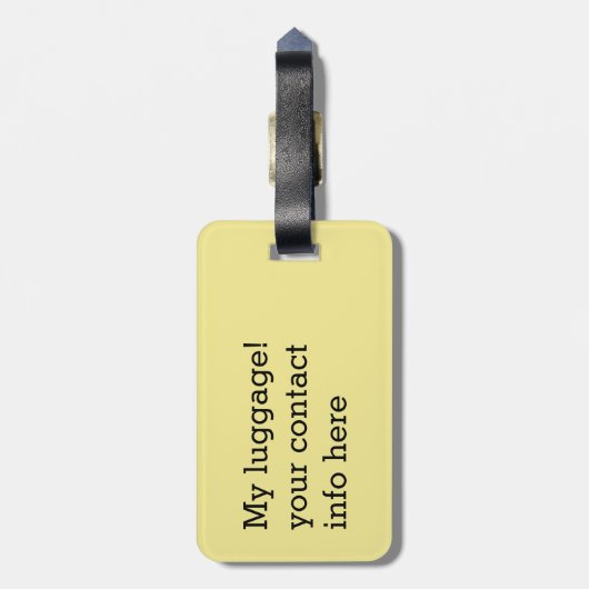 アボカドのおもしろいな元気づける逆立ち緑ピット ラゲッジタグ (裏面縦)