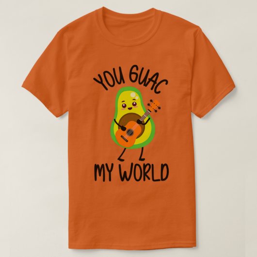アボカドのギター遊を手に入れ Tシャツ (デザイン正面)