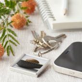 アボカドのクローズアップ キーホルダー (側面)