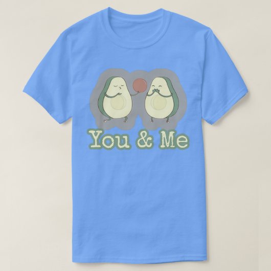 アボカドのシャツ Tシャツ (デザイン正面)