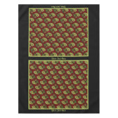 アボカドのテーブルクロス – オプションのカスタマイズ テーブルクロス (正面)