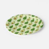 アボカドのパーティーはめっきします7つを ペーパープレート (アングル)