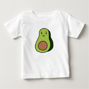 アボカドのワイシャツ、かわいい付属品! ベビーTシャツ