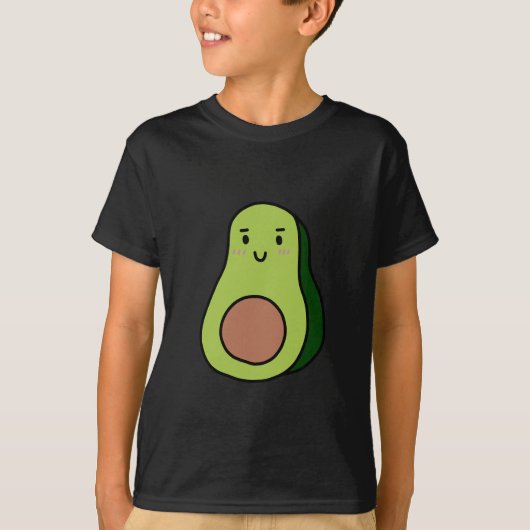 アボカドのワイシャツ、かわいい付属品! Tシャツ (正面)