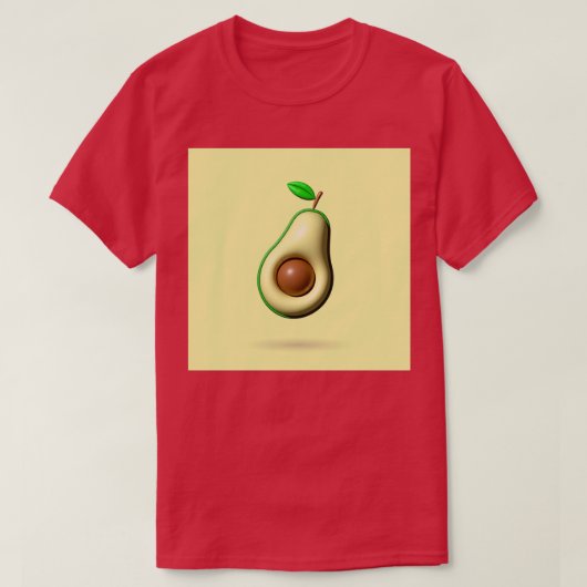 アボカドの夢 Tシャツ (デザイン正面)