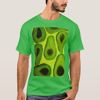 アボカドの恋人グリーンイエロー Tシャツ