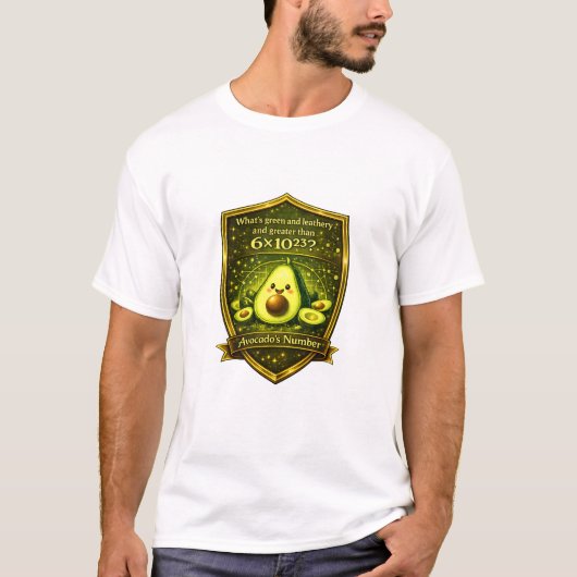 アボカドの数 Tシャツ (正面)