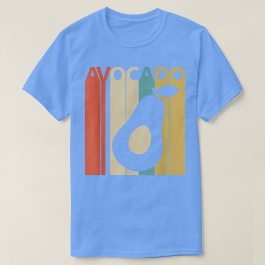 アボカドの新鮮な野菜 Tシャツ (デザイン正面)